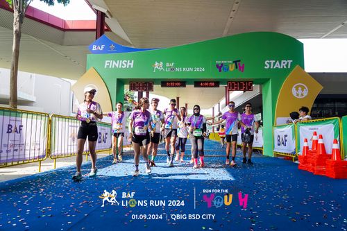 Race photo from BAF LIONS RUN 2024