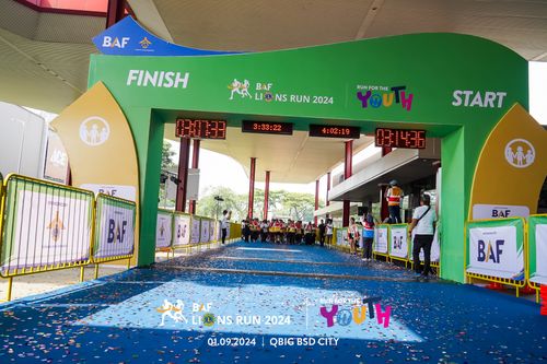 Race photo from BAF LIONS RUN 2024