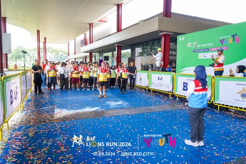 Race photo from BAF LIONS RUN 2024
