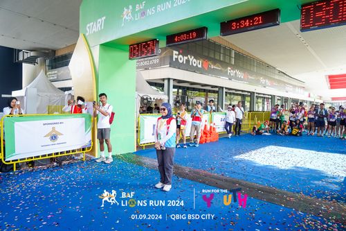 Race photo from BAF LIONS RUN 2024