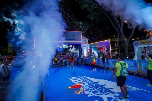 Race photo from CISANGKAN KBP CITY RUN 2025