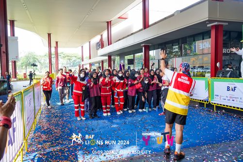 Race photo from BAF LIONS RUN 2024
