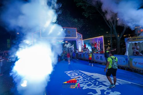 Race photo from CISANGKAN KBP CITY RUN 2025
