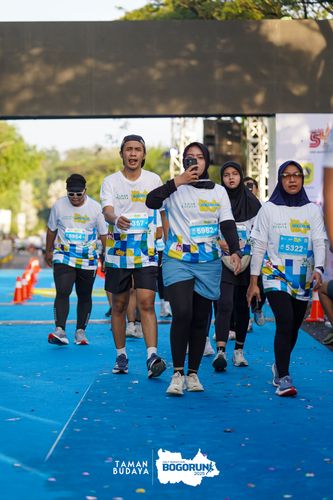Race photo from Taman Budaya x BOGORUN 2025