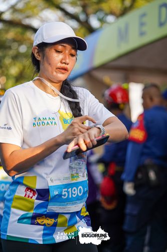 Race photo from Taman Budaya x BOGORUN 2025