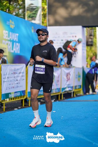Race photo from Taman Budaya x BOGORUN 2025
