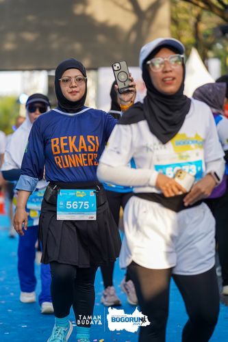 Race photo from Taman Budaya x BOGORUN 2025