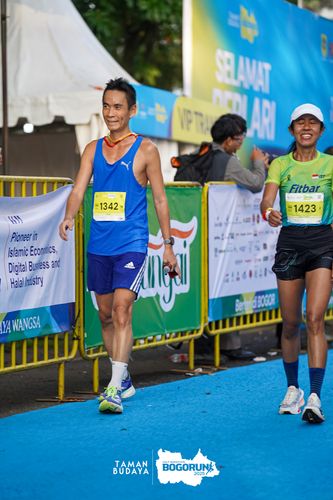 Race photo from Taman Budaya x BOGORUN 2025