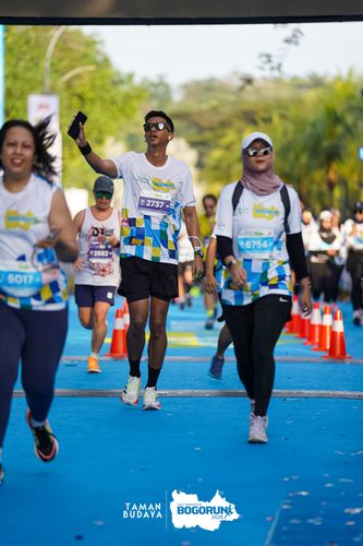 Race photo from Taman Budaya x BOGORUN 2025