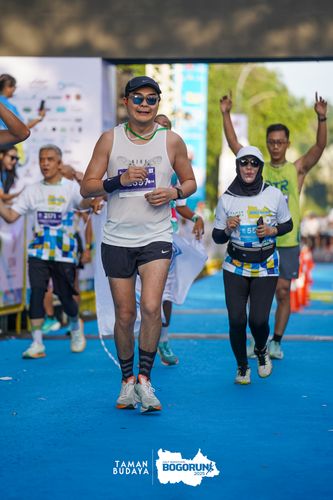 Race photo from Taman Budaya x BOGORUN 2025