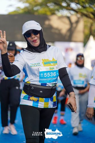 Race photo from Taman Budaya x BOGORUN 2025