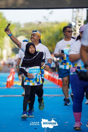 Race photo from Taman Budaya x BOGORUN 2025