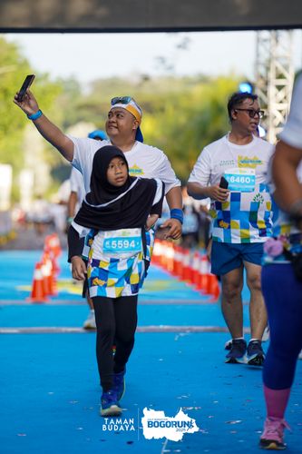 Race photo from Taman Budaya x BOGORUN 2025
