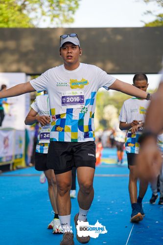 Race photo from Taman Budaya x BOGORUN 2025