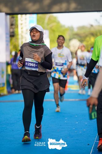 Race photo from Taman Budaya x BOGORUN 2025