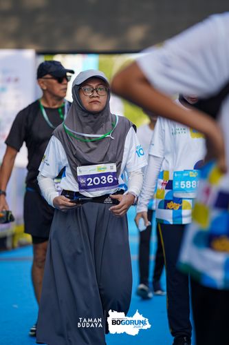 Race photo from Taman Budaya x BOGORUN 2025