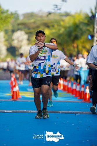 Race photo from Taman Budaya x BOGORUN 2025