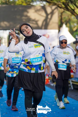 Race photo from Taman Budaya x BOGORUN 2025