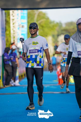 Race photo from Taman Budaya x BOGORUN 2025