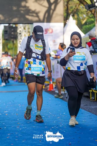 Race photo from Taman Budaya x BOGORUN 2025