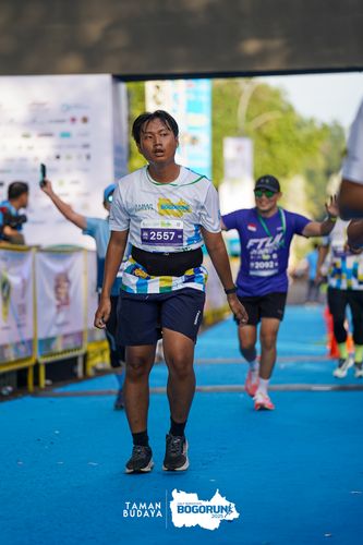Race photo from Taman Budaya x BOGORUN 2025