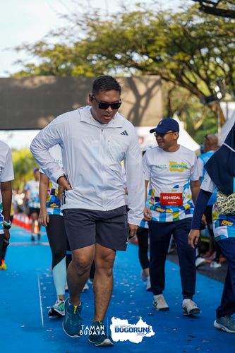 Race photo from Taman Budaya x BOGORUN 2025