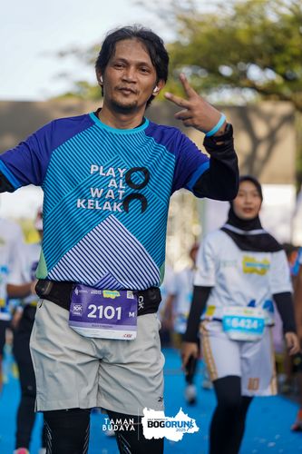 Race photo from Taman Budaya x BOGORUN 2025