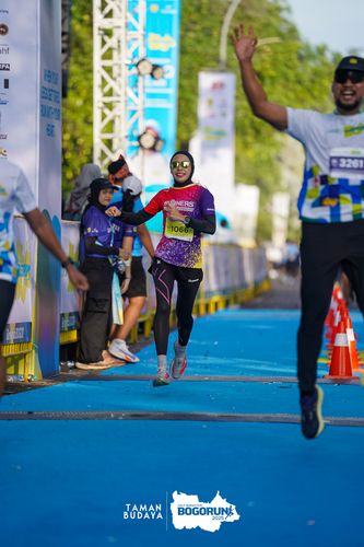 Race photo from Taman Budaya x BOGORUN 2025