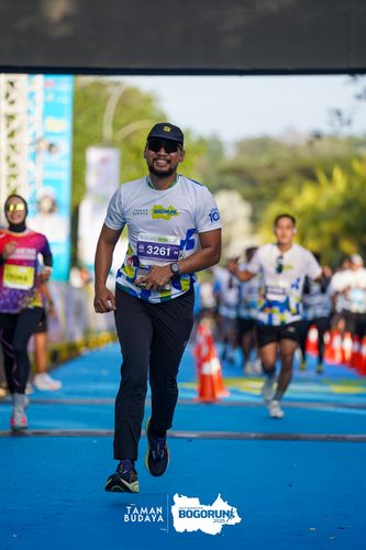 Race photo from Taman Budaya x BOGORUN 2025