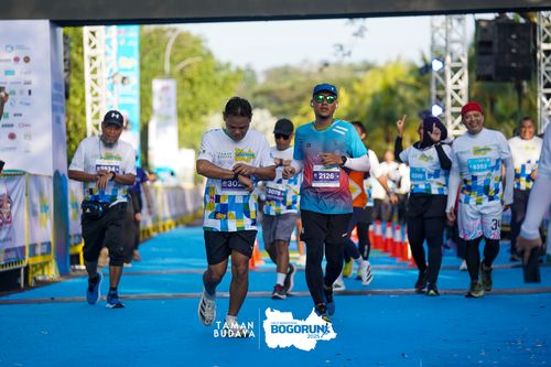 Race photo from Taman Budaya x BOGORUN 2025