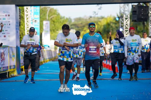Race photo from Taman Budaya x BOGORUN 2025
