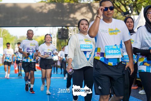 Race photo from Taman Budaya x BOGORUN 2025