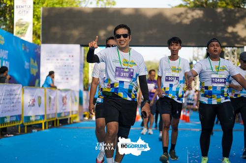 Race photo from Taman Budaya x BOGORUN 2025