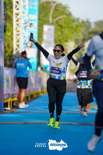 Race photo from Taman Budaya x BOGORUN 2025