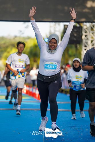 Race photo from Taman Budaya x BOGORUN 2025