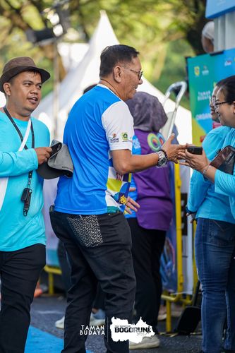 Race photo from Taman Budaya x BOGORUN 2025