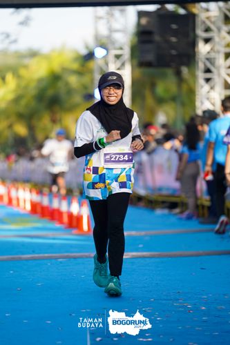 Race photo from Taman Budaya x BOGORUN 2025