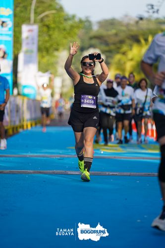 Race photo from Taman Budaya x BOGORUN 2025