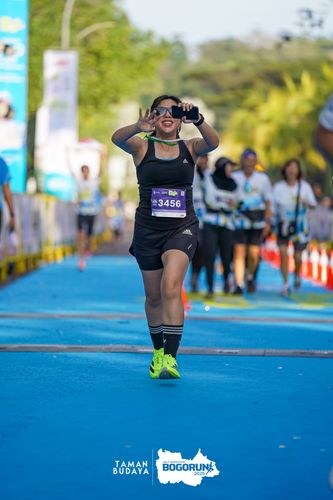 Race photo from Taman Budaya x BOGORUN 2025