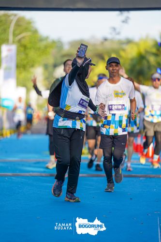 Race photo from Taman Budaya x BOGORUN 2025