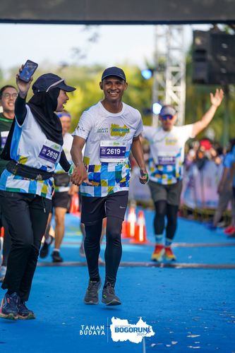 Race photo from Taman Budaya x BOGORUN 2025