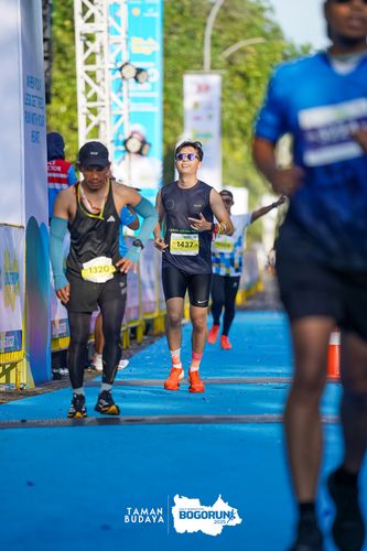 Race photo from Taman Budaya x BOGORUN 2025
