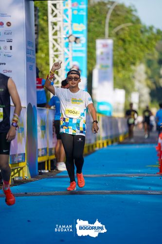 Race photo from Taman Budaya x BOGORUN 2025