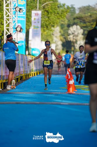 Race photo from Taman Budaya x BOGORUN 2025