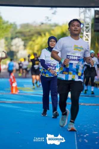 Race photo from Taman Budaya x BOGORUN 2025