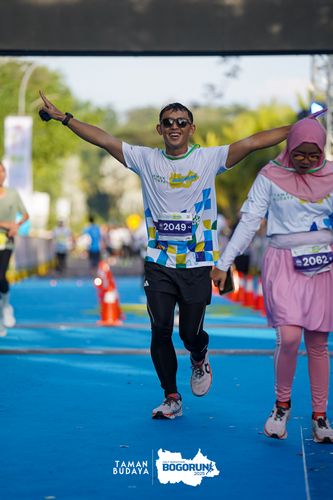 Race photo from Taman Budaya x BOGORUN 2025