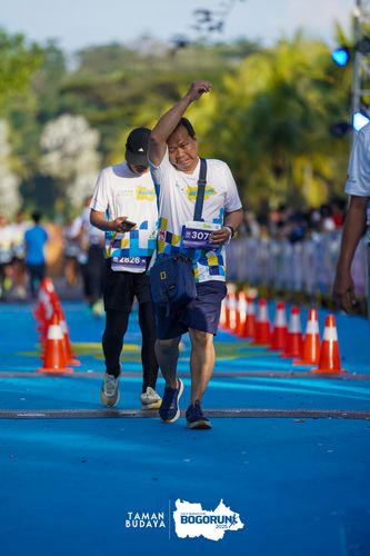 Race photo from Taman Budaya x BOGORUN 2025