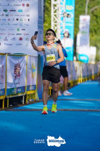 Race photo from Taman Budaya x BOGORUN 2025