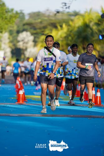Race photo from Taman Budaya x BOGORUN 2025