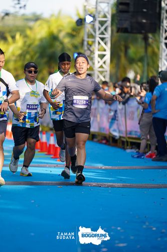 Race photo from Taman Budaya x BOGORUN 2025